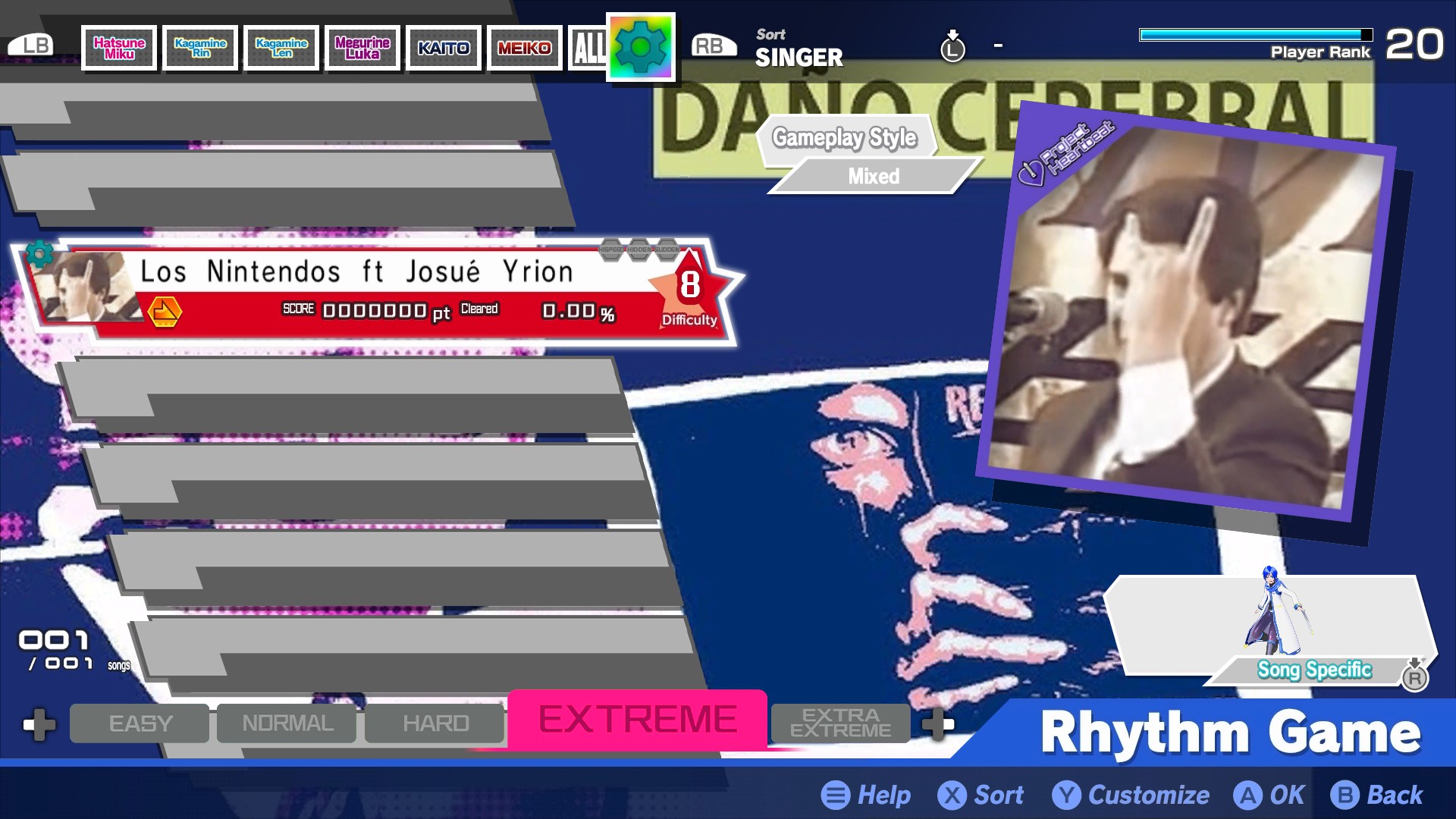 Preview of Los Nintendos (Project Heartbeat Mixed Chart Port)