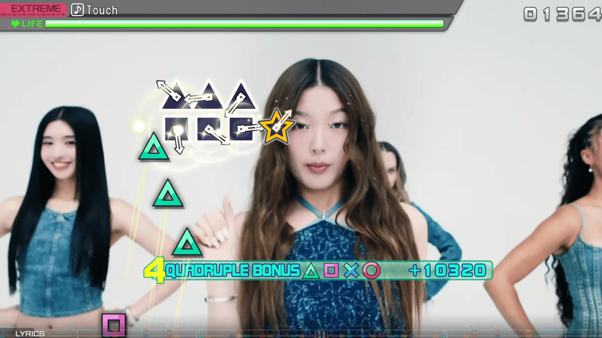 Preview of KATSEYE - "Touch" Console Style (Mixed) Extreme Chart (★8.5)