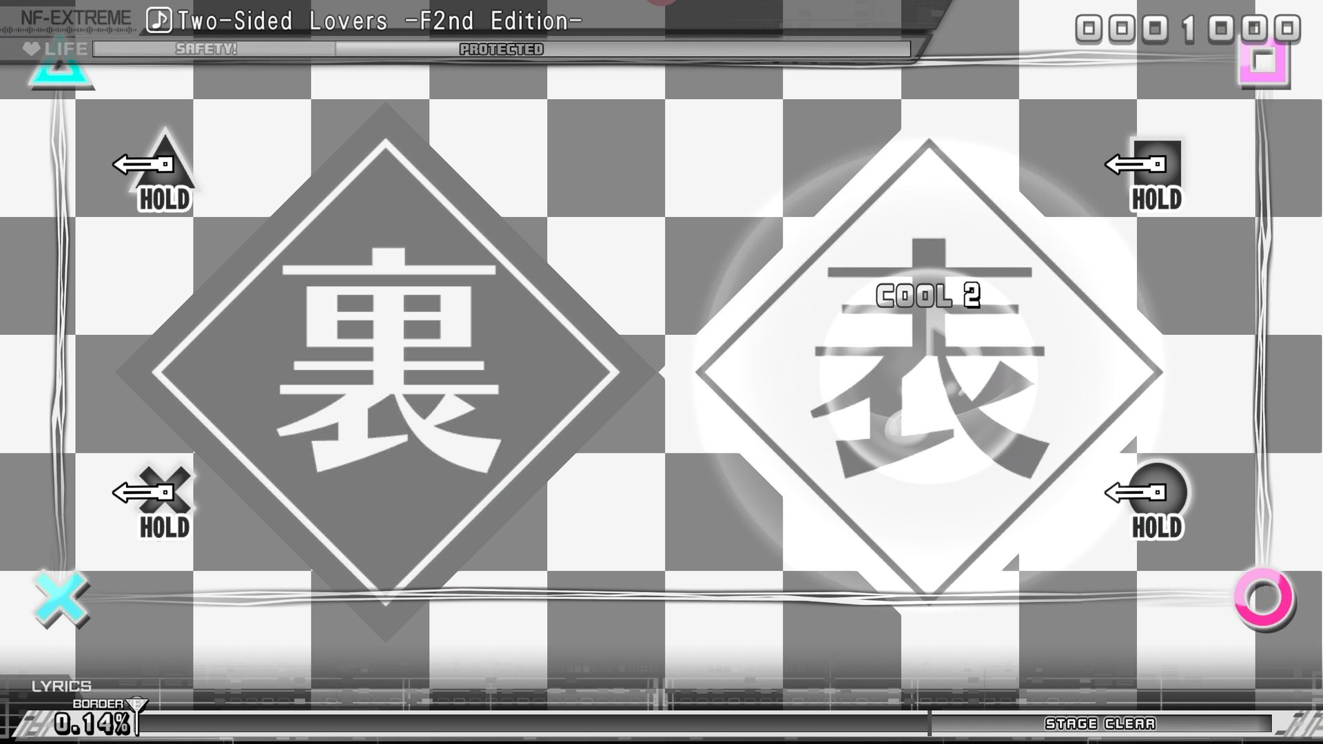 Preview of Black and White HUD