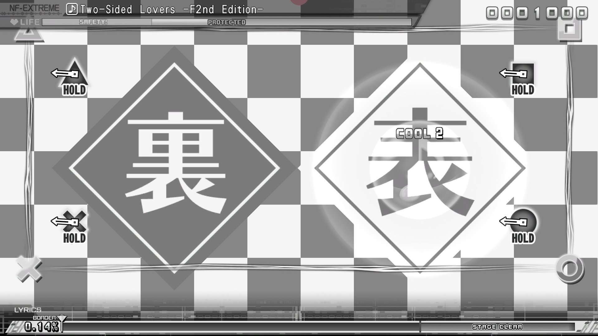 Preview of Black and White HUD