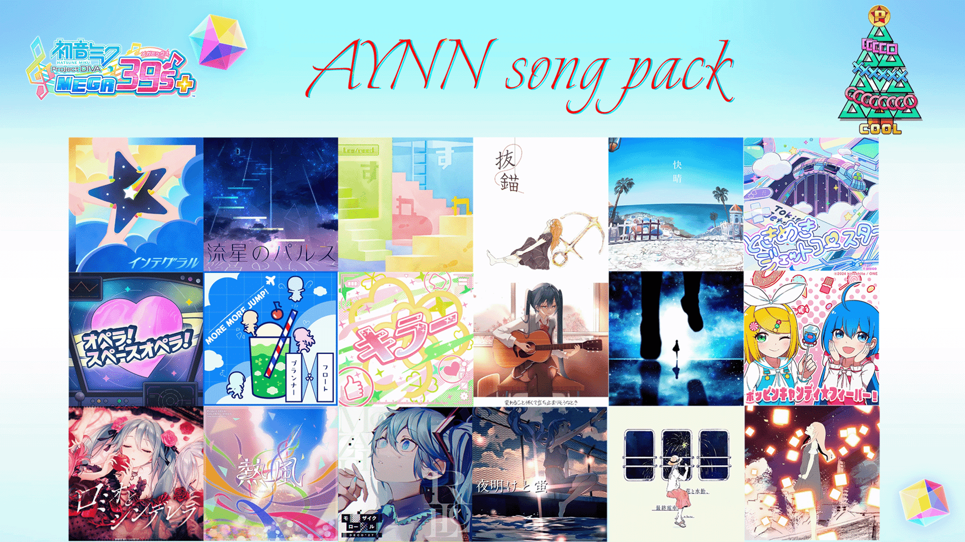 Preview of AYNN song pack