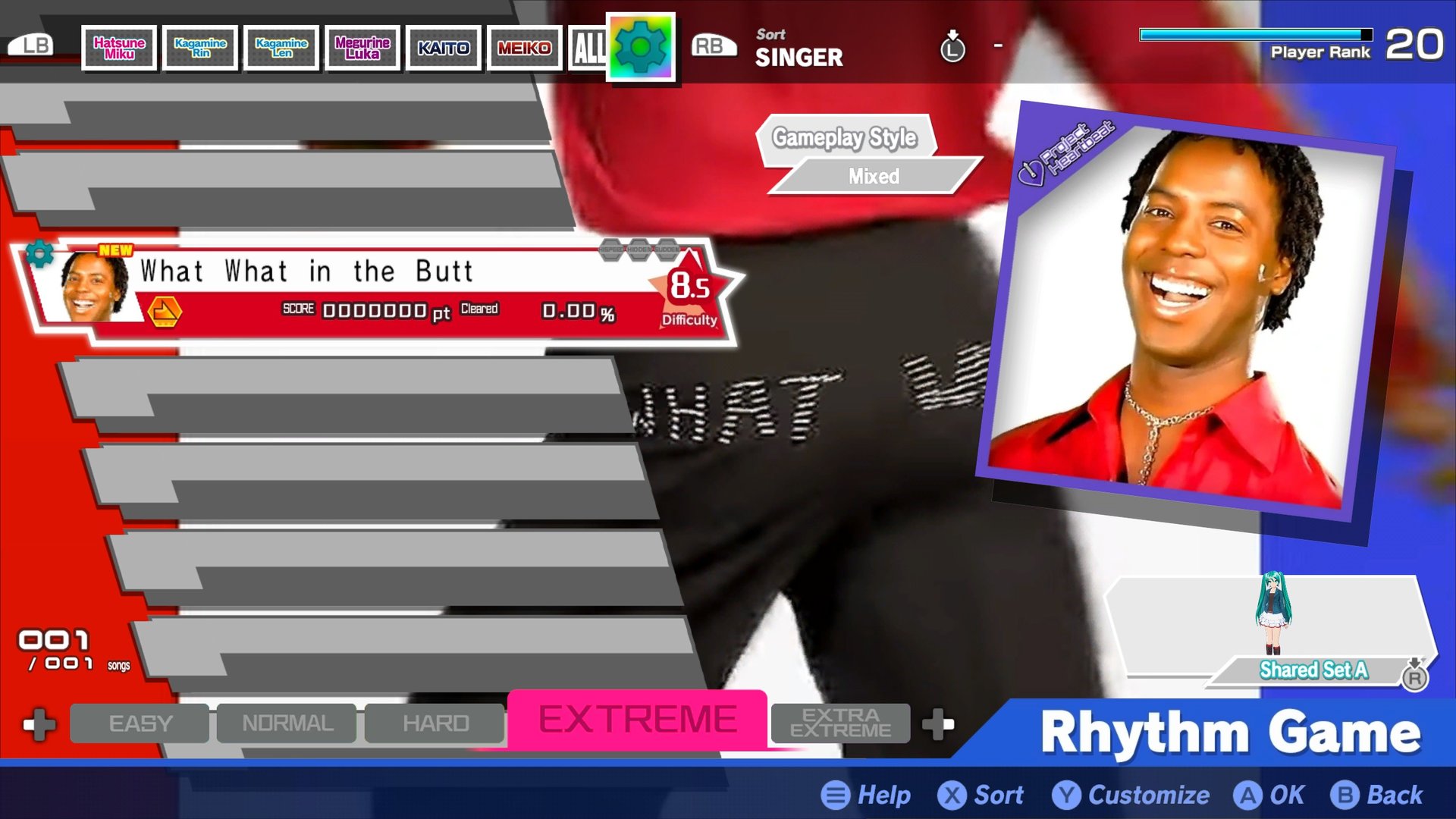 Preview of What What in the Butt (Project Heartbeat Mixed Chart Port)