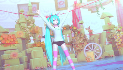 Preview of Neko miku figure module