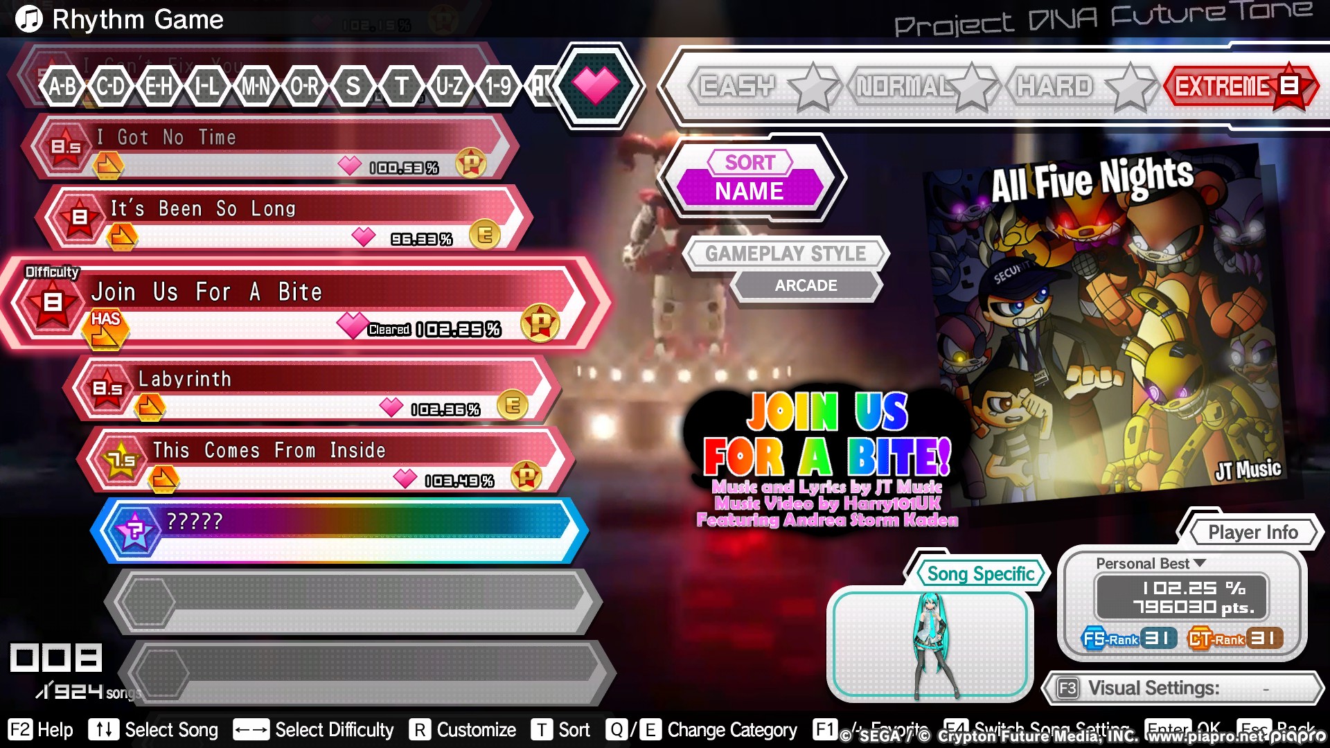 Preview of Five Nights at Freddy's Song Pack