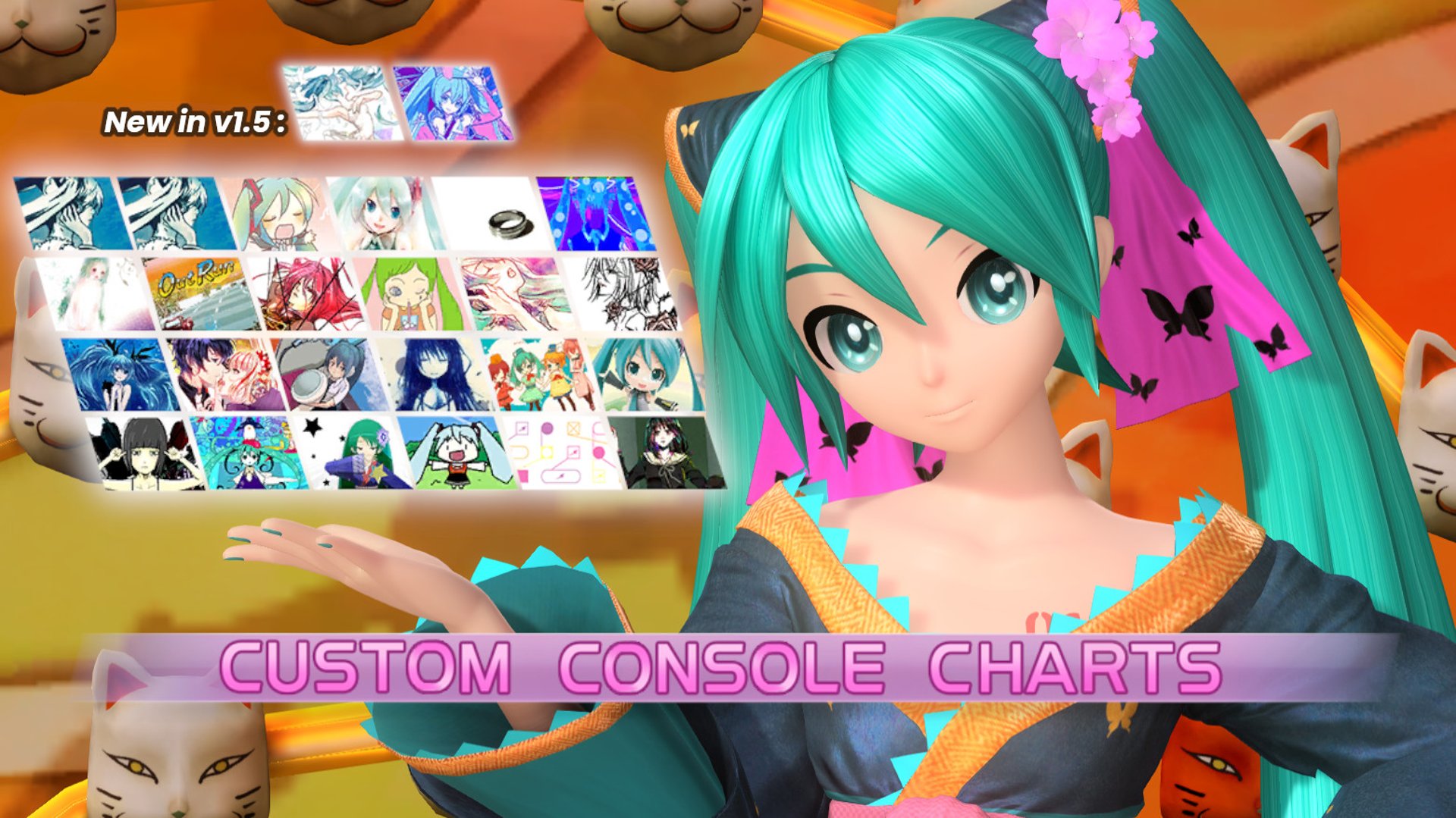 Preview of Custom Console Charts for Arcade Songs 