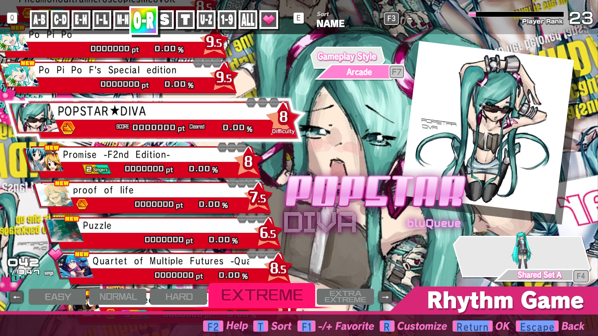 Preview of POPSTAR☆DIVA - BluQueue [Extreme 8.0] 