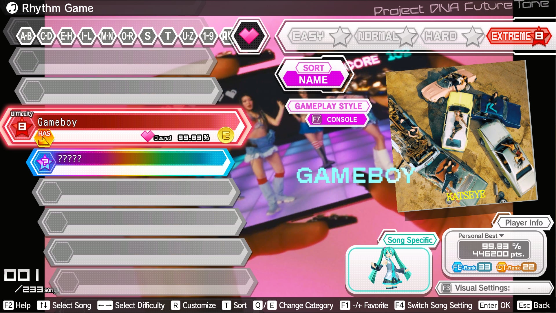 Preview of KATSEYE - Gameboy (Console Chart) [8 ☆]