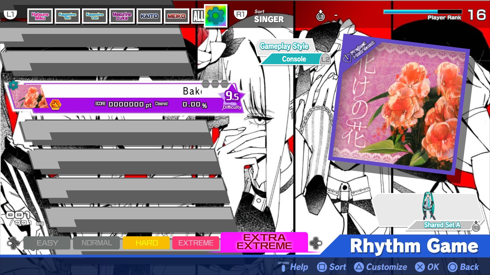 Preview of Bake no Hana (Project Heartbeat Arcade+Console Chart Ports)