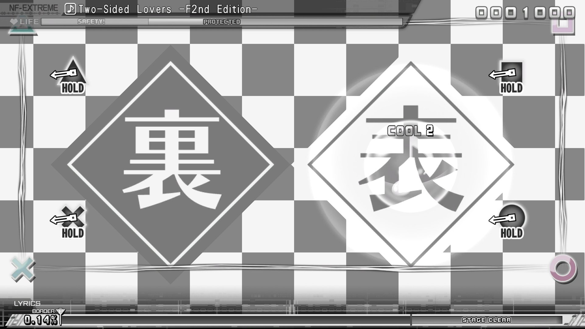 Preview of Black and White HUD