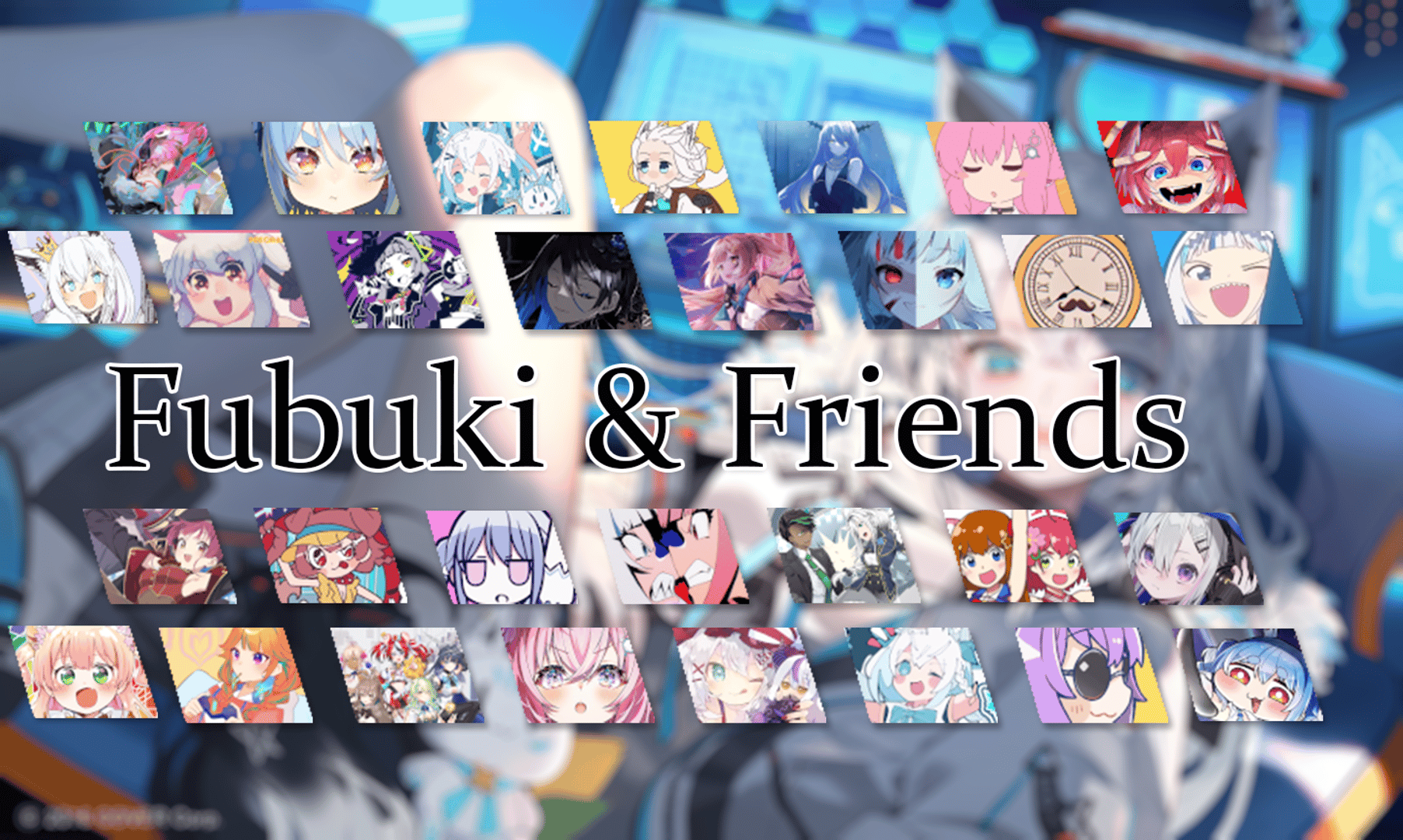 Preview of Fubuki & Friends - Hololive Chart Pack