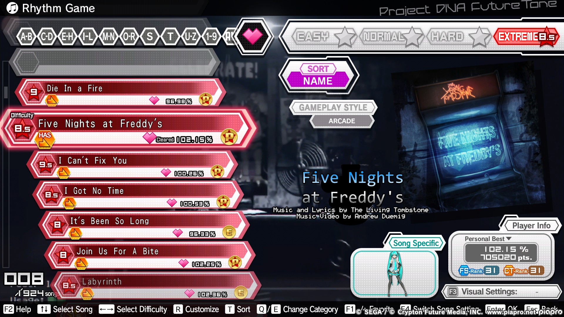 Preview of Five Nights at Freddy's Song Pack