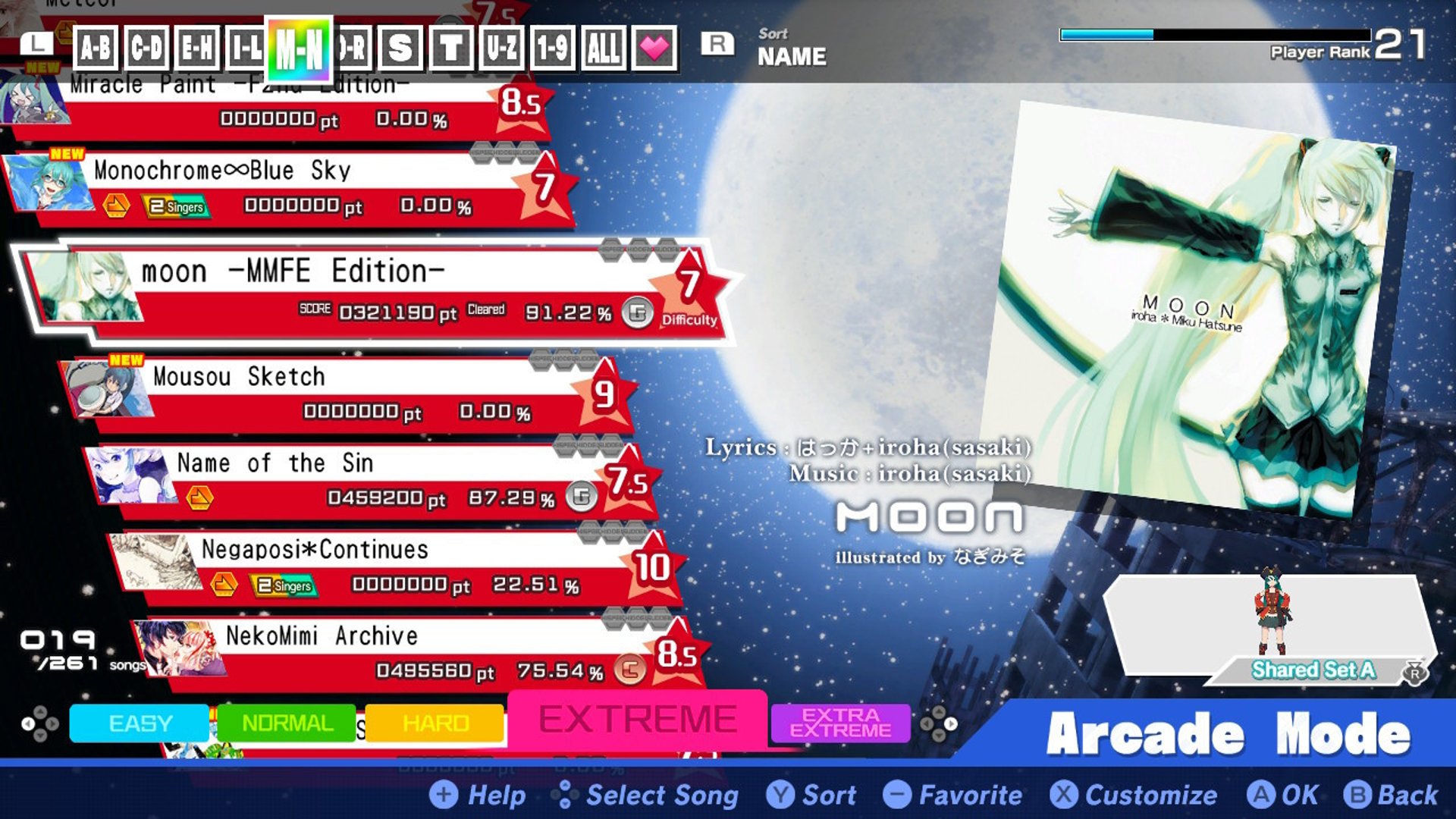 Preview of MMFE Edition Song Pack
