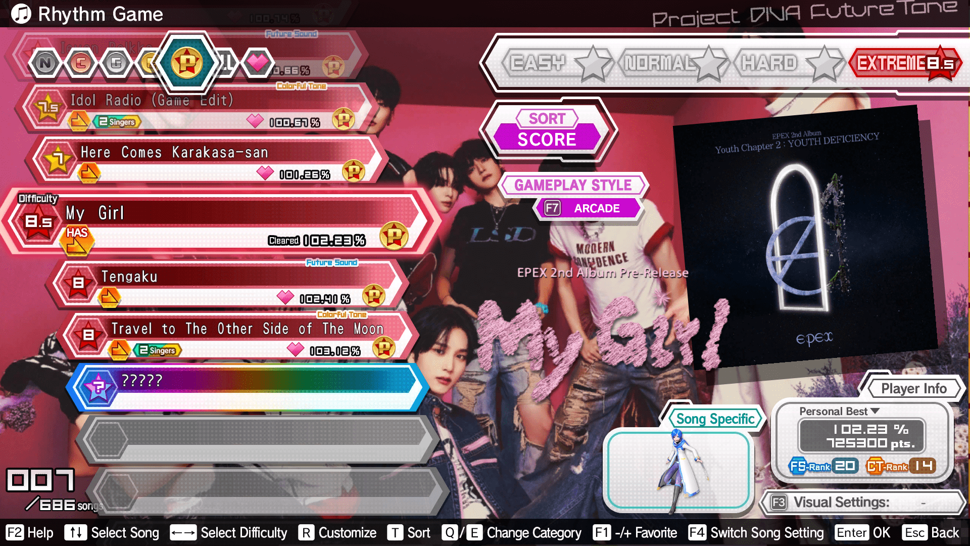 Preview of EPEX - My Girl [8.5★ Extreme]