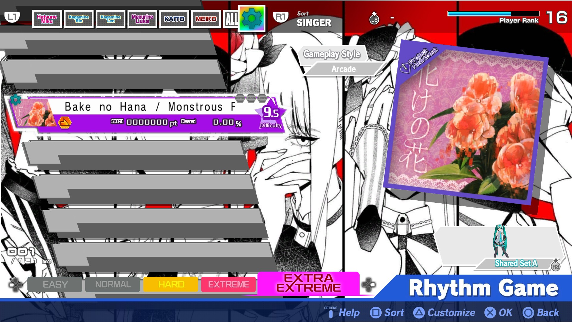 Preview of Bake no Hana (Project Heartbeat Arcade+Console Chart Ports)