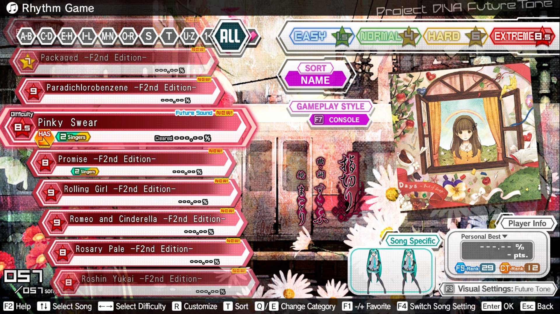 Preview of F 2nd Charts Pack