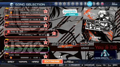 Preview of You & DIE Console Chart