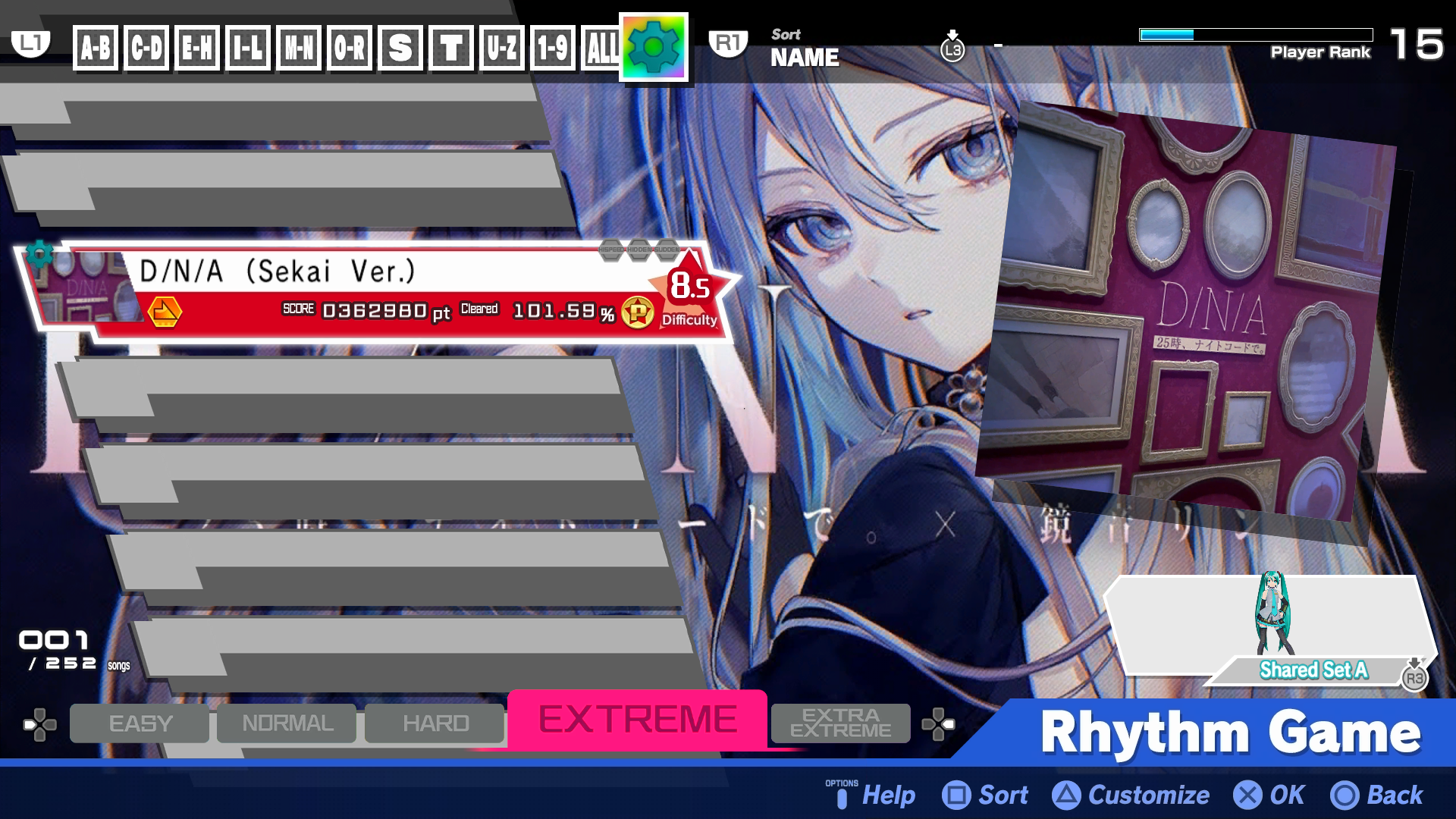 Preview of D/N/A (Sekai Ver.) - Custom Chart