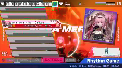 Preview of Mera Mera - Mori Calliope (Custom Arcade EX Chart)
