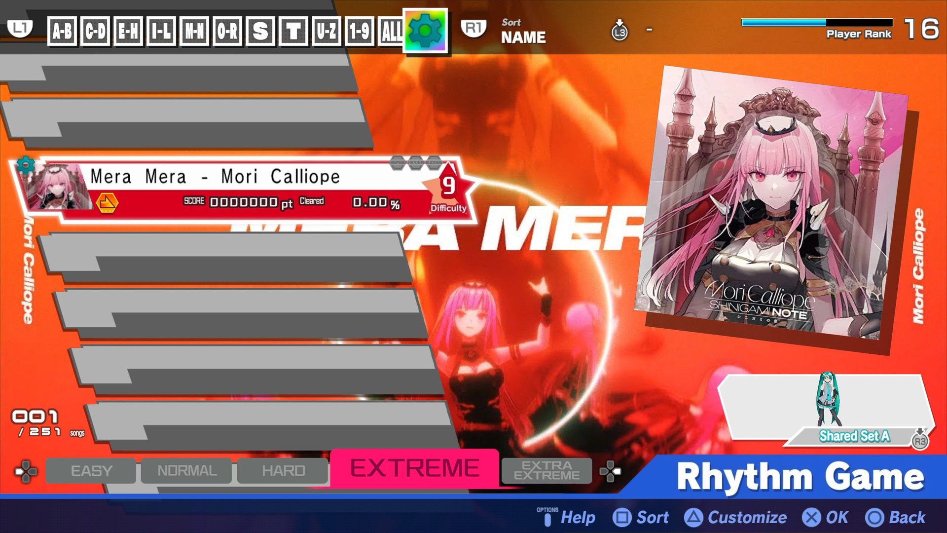 Preview of Mera Mera - Mori Calliope (Custom Arcade EX Chart)
