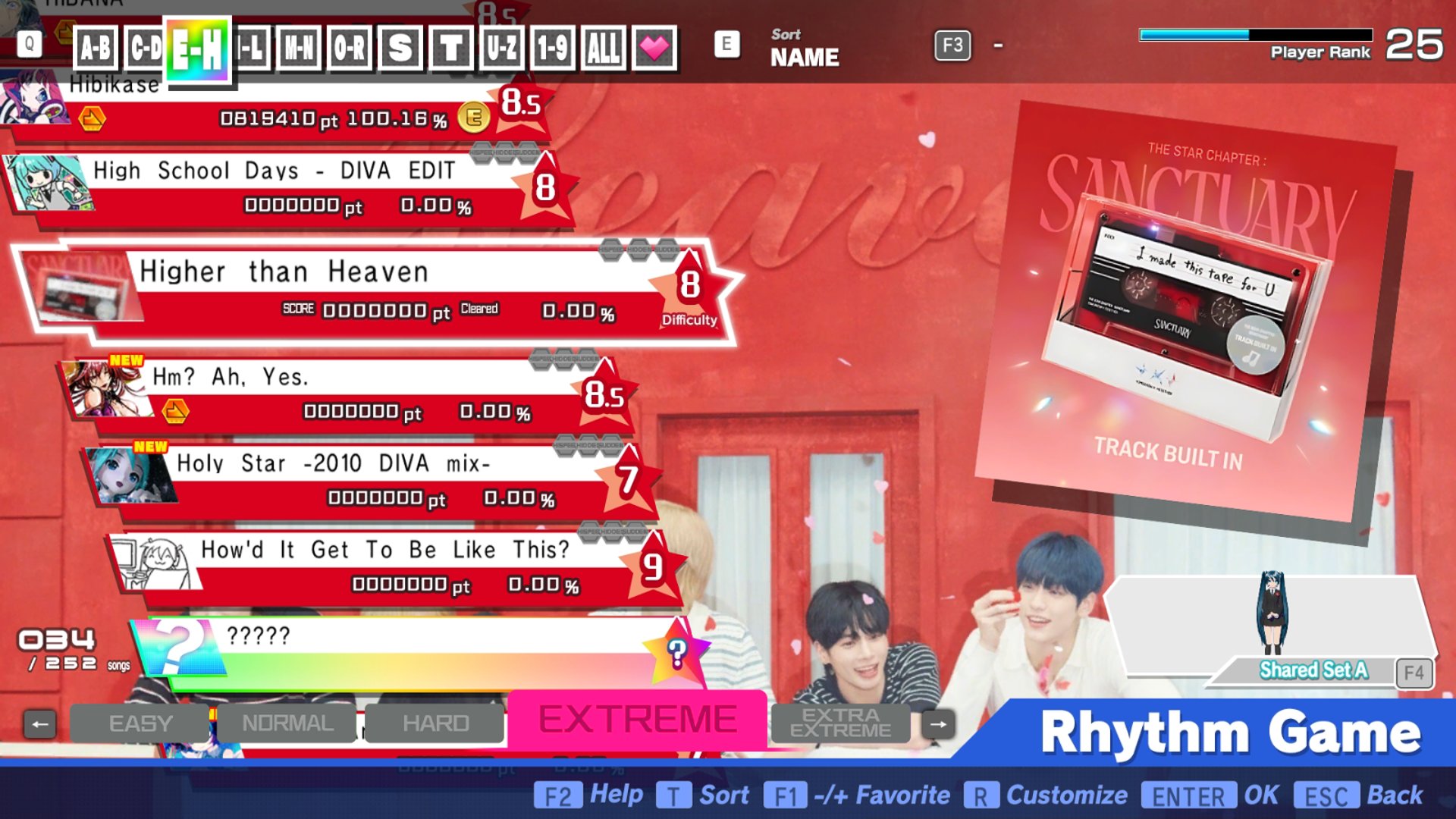 Preview of TXT - "Higher than Heaven" Extreme Chart (★8)