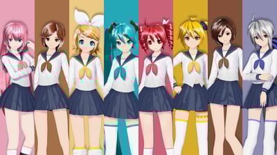 Preview of White School Uniform's