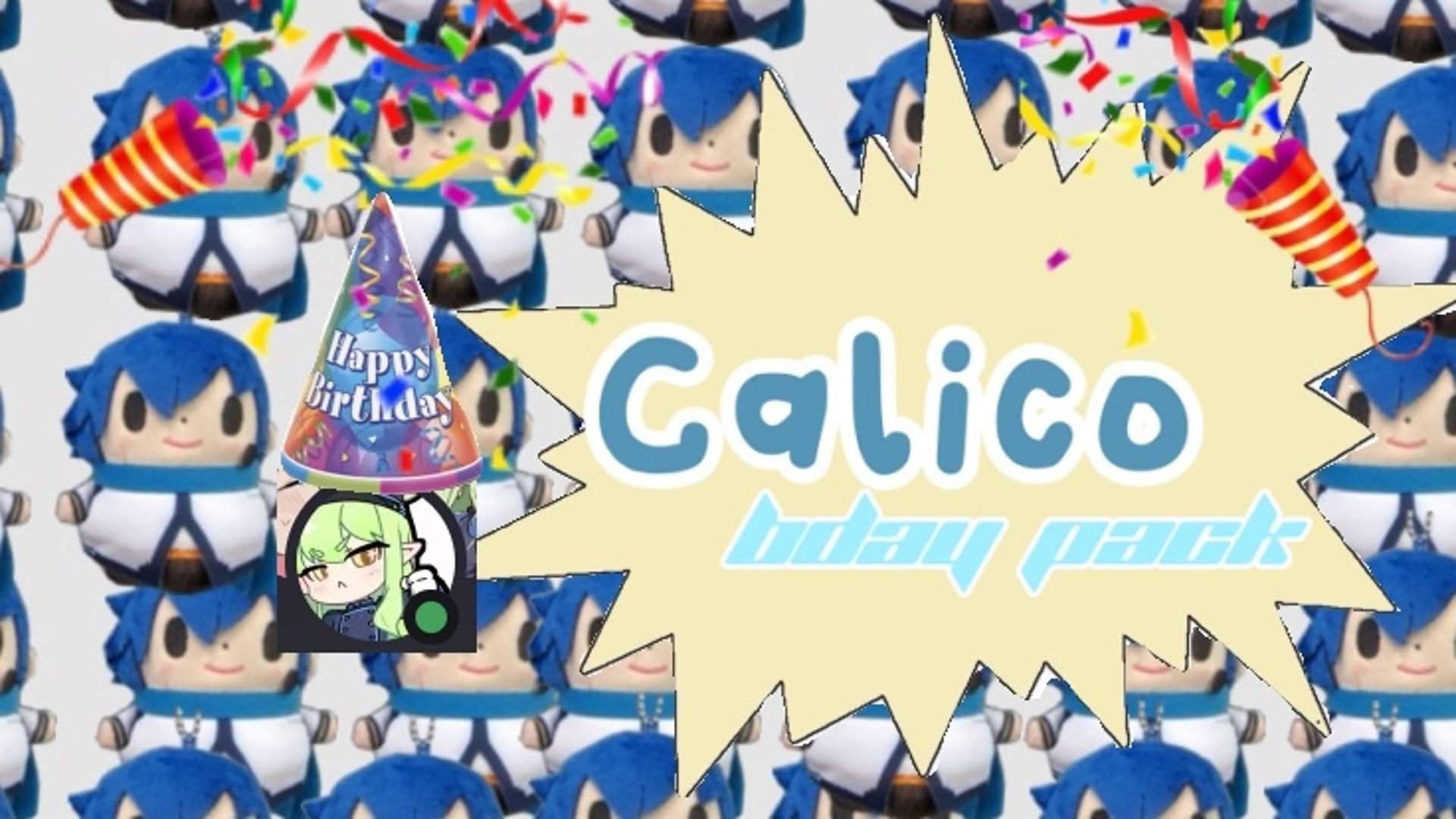 Preview of Calico bday pack