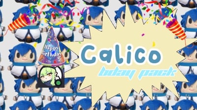 Preview of Calico bday pack